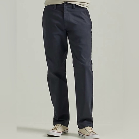 Lee Custom Fit Relaxed Fit Flat‎ Front Pant - Picture 1 of 9